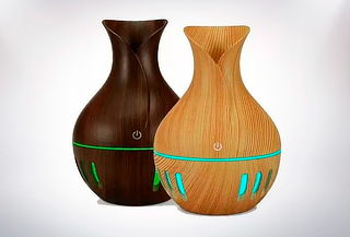 Difusor De Aromas Humidificador de Aire, LED de 130 ml