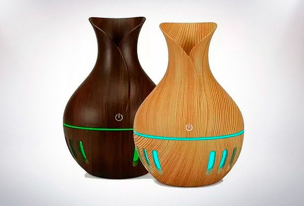 Difusor De Aromas Humidificador de Aire, LED de 130 ml