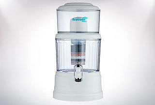 Filtro Purificador de Agua 12 Litros Tapa Plana Ecotrade