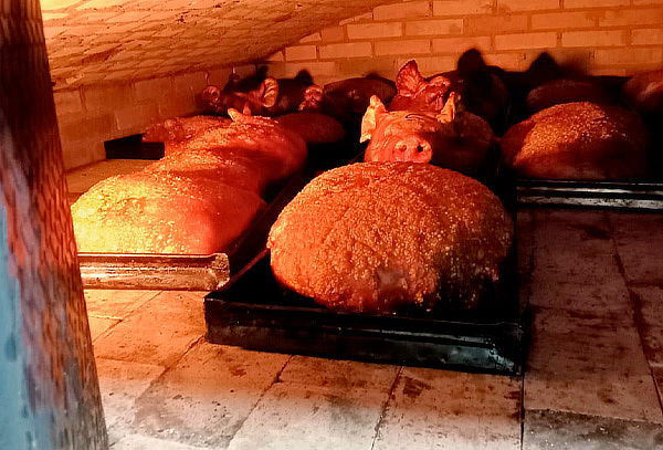 Lechona Crocante Carnuda y Fresca de 20 a 150 Porciones