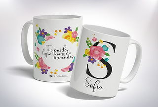 Mug Decorativo Personalizado 1, 2 ó 6 Unidades 
