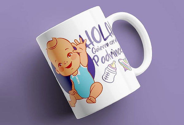 Mug Decorativo Personalizado 1, 2 ó 6 Unidades 