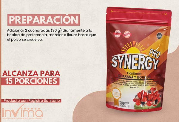 Proteína en Polvo Synergy Pro 45 gr - Salud Cardiovascular