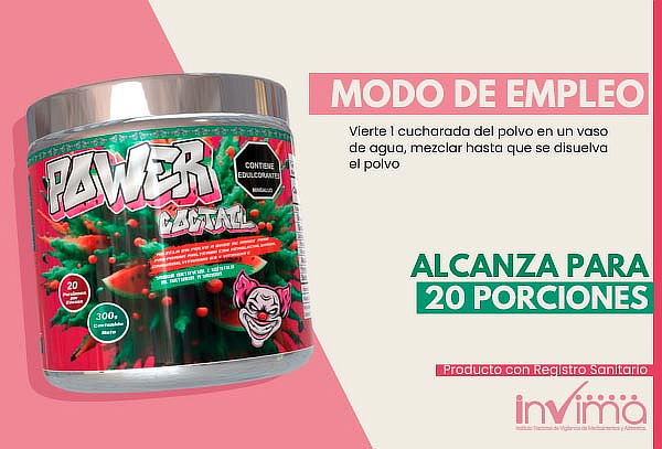Power Coctail - Pre Entreno para Máximo Rendimiento