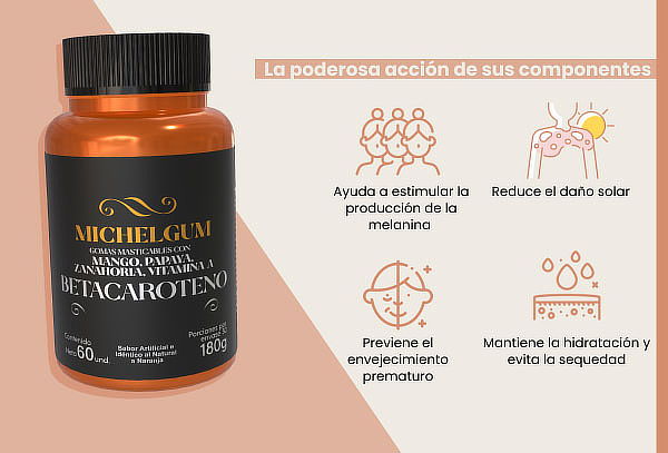 Bronceado Natural y Radiante con Gomitas de Betacaroteno