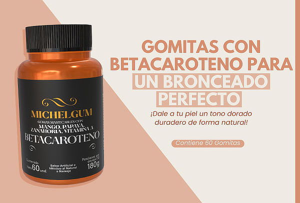 Bronceado Natural y Radiante con Gomitas de Betacaroteno