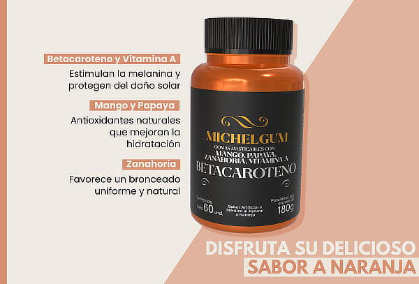 Bronceado Natural y Radiante con Gomitas de Betacaroteno