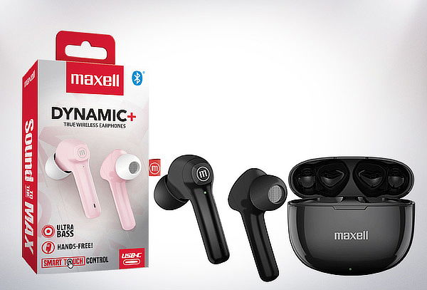 Audífonos Maxell Duo Dynamic Bluetooth – Rosa In-Ear