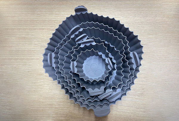 6 Moldes en Silicona  Para Air fryer