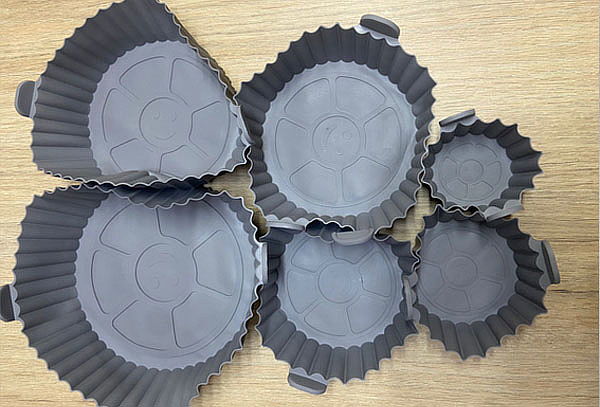 6 Moldes en Silicona  Para Air fryer