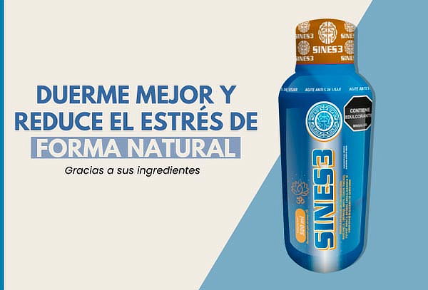 Bebida Natural Sines3 por 500 ml para Dormir Mejor