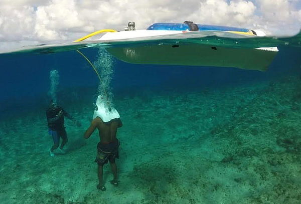 Aquanautas, Caminata Submarina en Santa Marta