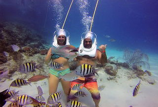 Aquanautas, Caminata Submarina en Santa Marta
