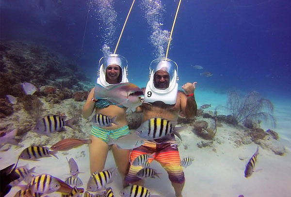 Aquanautas, Caminata Submarina en Santa Marta