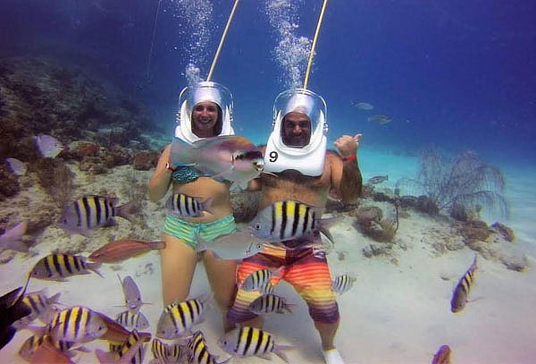 Aquanautas, Caminata Submarina en Santa Marta