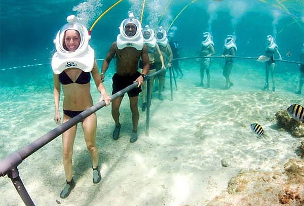 Aquanautas, Caminata Submarina en Santa Marta