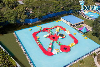 Entrada a Inflaparque Acuático Ikarus 16 Atracciones 