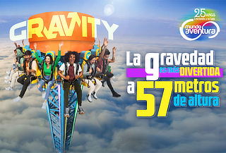 Pasaporte GOLD: 33 Atracciones + Gravity en Mundo Aventura