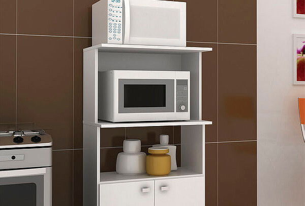 Mueble Auxiliar de Cocina Victoria - Blanco