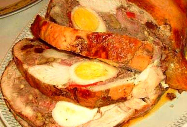 Pollo Relleno de 5 a 6 Libras para 16 Porciones 