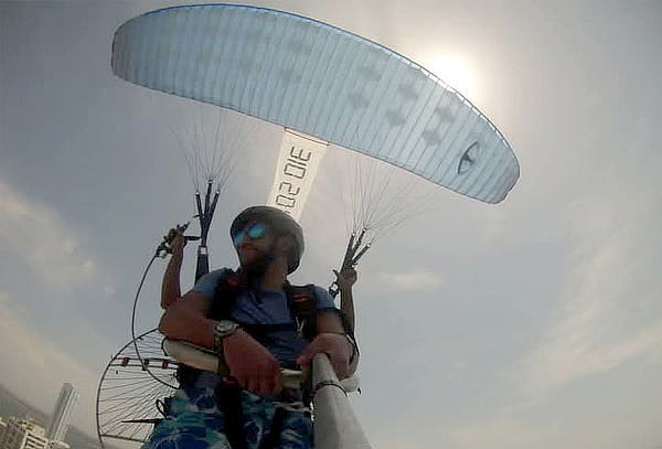 Vuelo en Parapente a Motor en Cartagena 