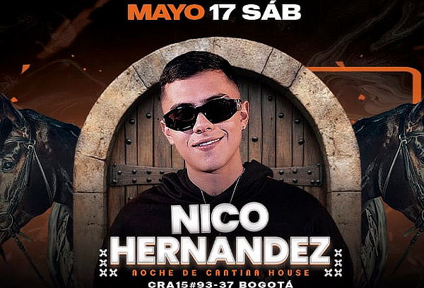 Entrada al Show de Nico Hernández – 17 de Mayo