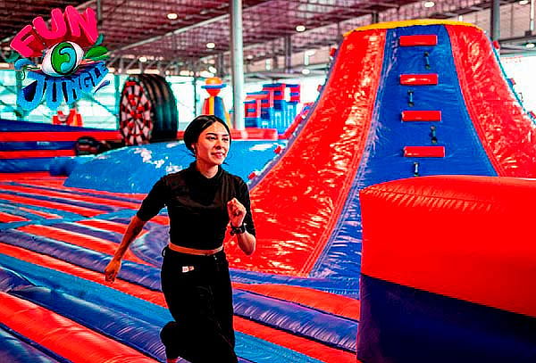 180 Minutos de Diversión Inflata Park Indoor en FUN JUNGLE