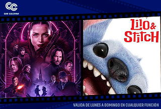 ¡Entrada 2D en Cine Colombia ¡Lunes a Domingo!