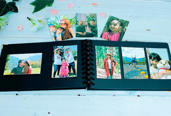 Álbum Personalizado + 100 Fotos Impresas + Marcador  