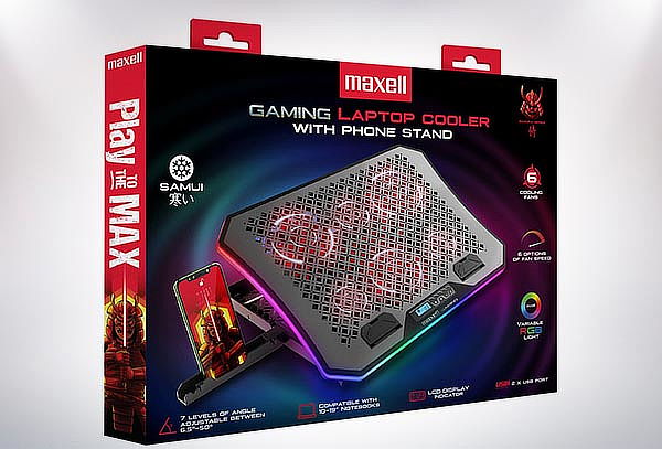 Base Refrigerante Maxell Gaming 6 Ventiladores