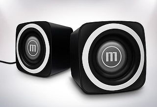 Bocina Maxell Ss-120 Usb + 3.5mm Micro Stereo White