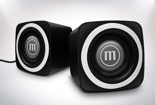 Bocina Maxell Ss-120 Usb + 3.5mm Micro Stereo White