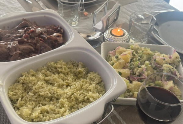 Cena tipo Buffete para Eventos y Banquetes para 60 Personas