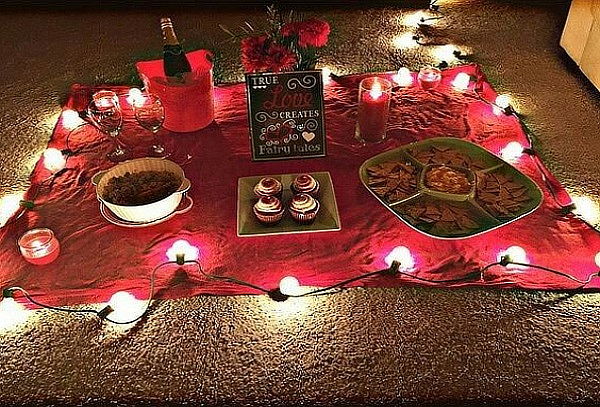 Picnic romántico con Vino + Decoración y más...
