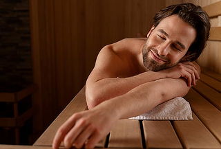 Spa con Sauna  para El + Bambuterapia + Piedras Calientes 