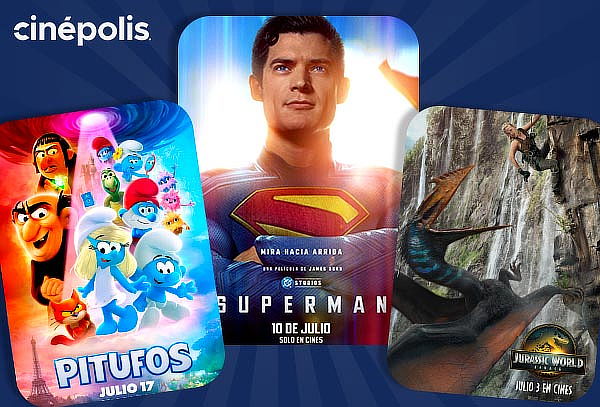 Cinépolis Combo Pareja: 2 Entradas + 1 Crispeta + 2 Gaseosas