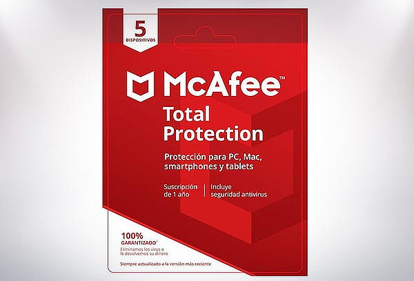 Antivirus McAfee® Total Protection por un Año
