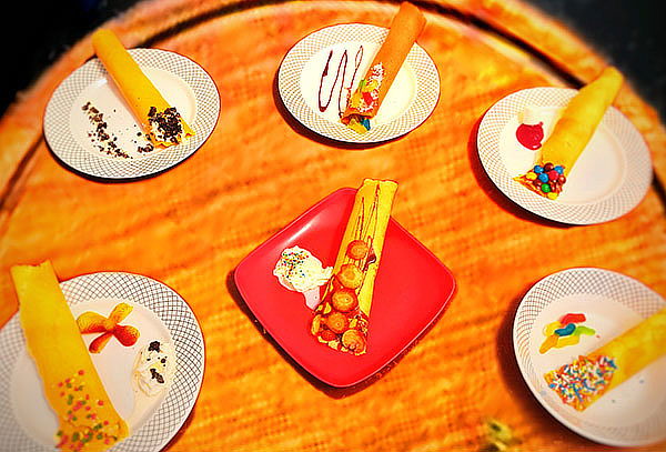 4 Marquesitas Rellenos de Fruta a Domicilio