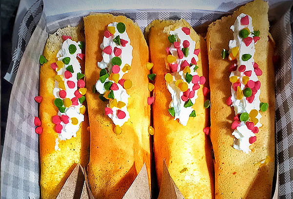 4 Marquesitas Rellenos de Fruta a Domicilio