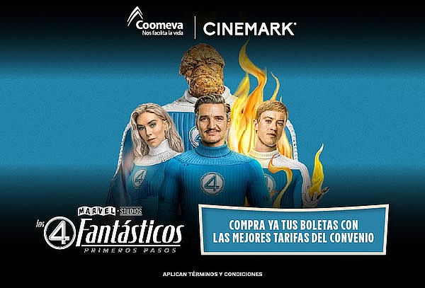 1 Entrada a Cinemark 2D ¡Lunes a Domingo! Todos los Teatros