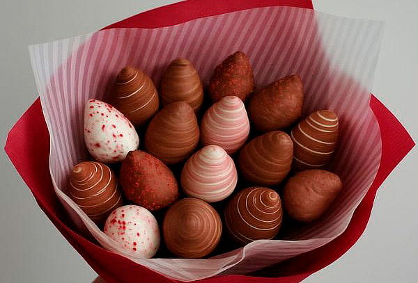 Bouquet de 12, 18 o 24 Fresas con Chocolate Premium