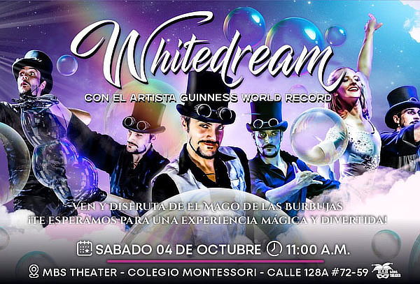 Entrada a “Dreaming Bubbles” El Mago de las Burbujas