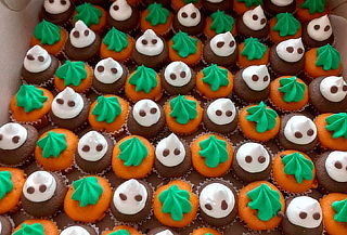 100 Mini Cupcakes de Halloween a Domicilio 