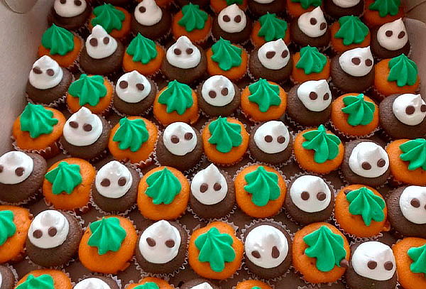 100 Mini Cupcakes de Halloween a Domicilio 