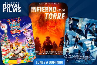 1 Entrada 2D Plus/Ultra a Royal Films ¡Lunes a Domingo!