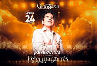 Fiesta Vallenata en La Gringa 93 con Peter Manjarrés. Fiesta Vallenata en La Gringa 93 con Peter Manjarrés.
