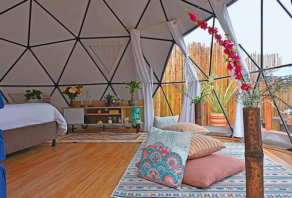 Guatavita Pasadía en Pareja: Glamping + Desayuno + Obsequio 