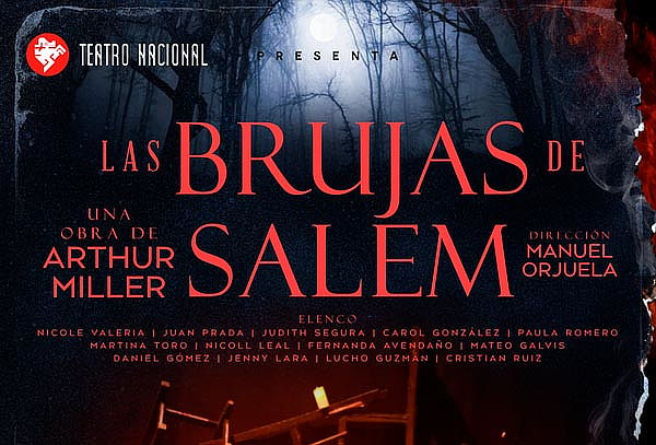 1 Entrada para la OBRA: LAS BRUJAS DE SALEM -Teatro Nacional