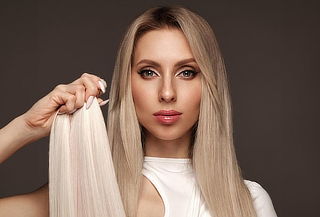 100 Puntos Extensión Cabello Natural + Cepillado + Shampoo