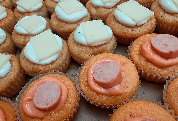 72 o 144 Mini Cupcakes de Sal - Ranchero y Queso